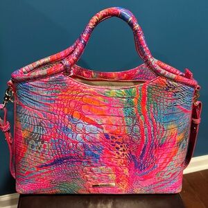 Brahmin shoulder bag with dust bag. Like new. Straps included.